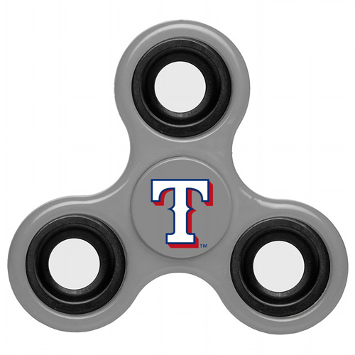 MLB Texas Rangers 3 Way Fidget Spinner G54 - Gray - Click Image to Close